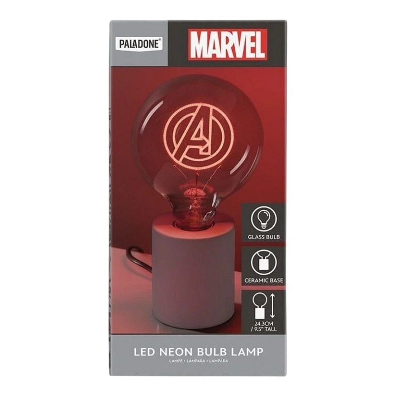 Lampa de birou Paladone Marvel Avengers LED Neon