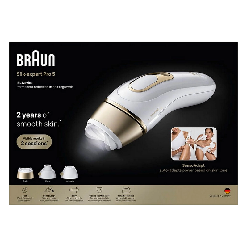Fotoepilator Braun Silk-expert Pro 5 PL5351 Alb | Auriu