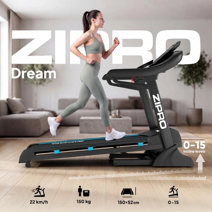 Bandă de alergat Zipro Dream Negru