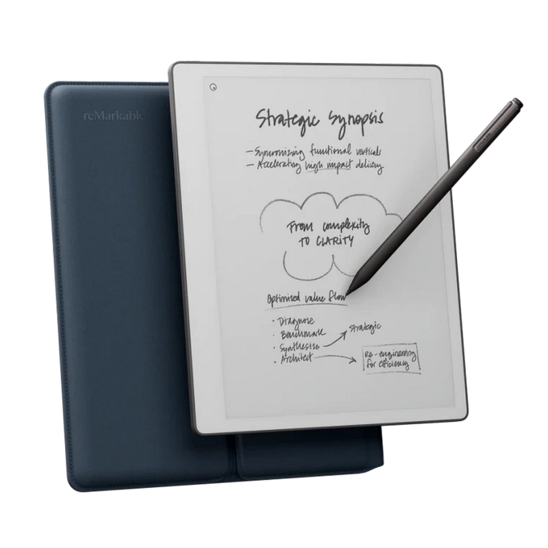 eBook Reader reMarkable Paper Pure - Sleeve Folio Ocean Blue