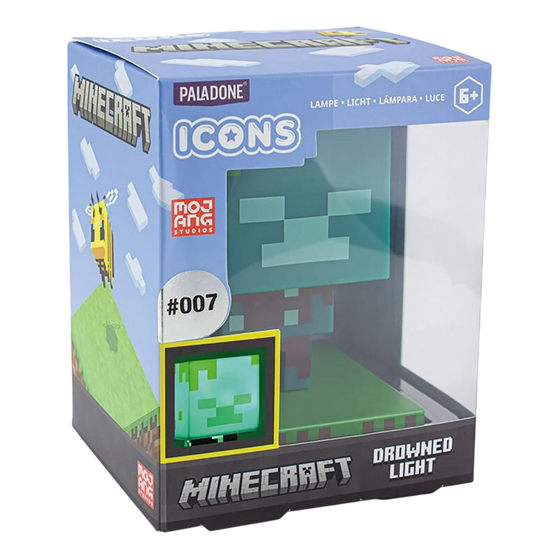 Lampă de noapte Paladone Drowned Zombie Icon Light V2