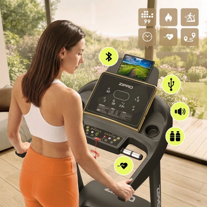 Беговая дорожка Zipro Pacemaker Gold iConsole+ Черный