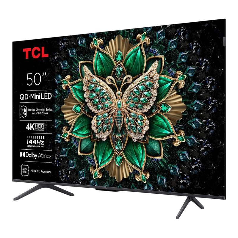 50" MiniLED SMART Телевизор TCL 50C61K Черный