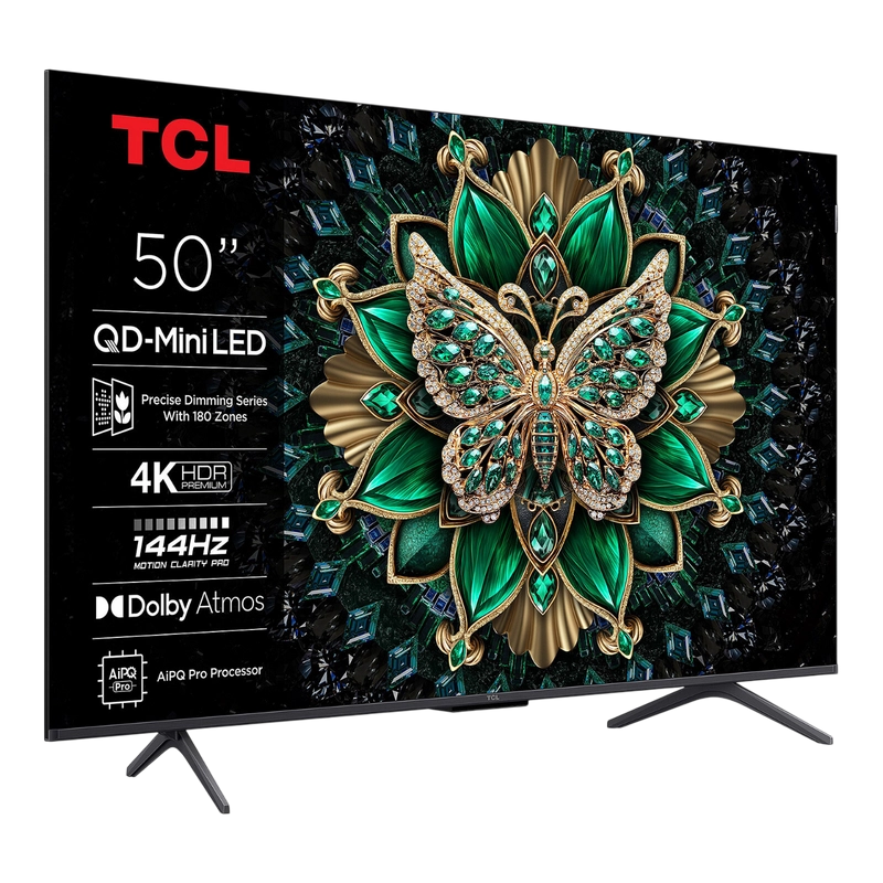 50" MiniLED SMART Телевизор TCL 50C61K Черный