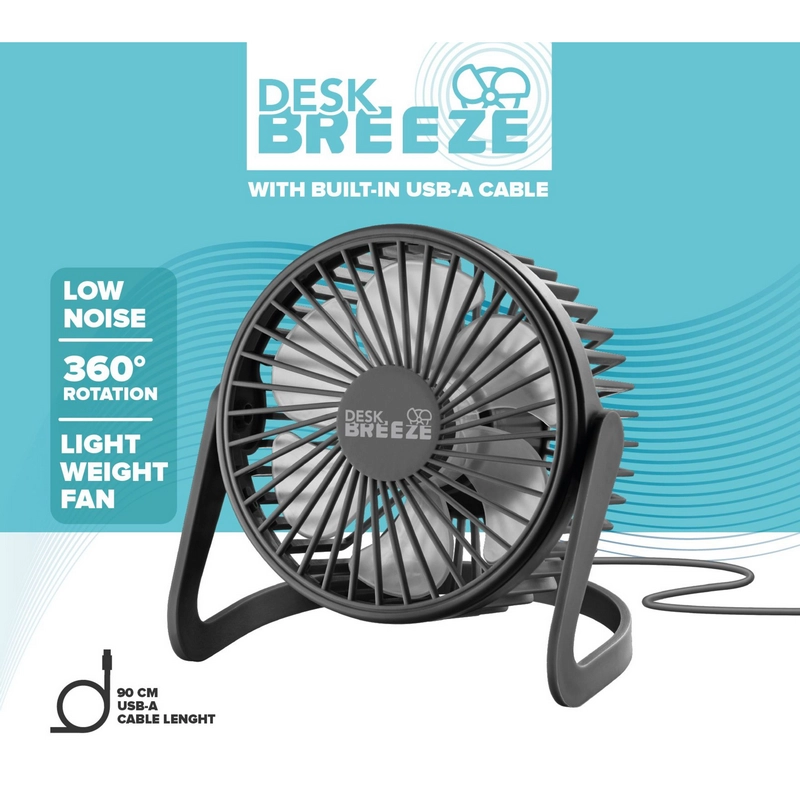Ventilator Cellularline Desk Breeze Axial Negru