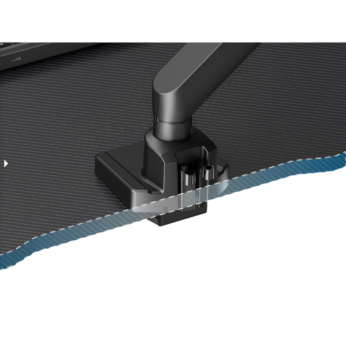 Birou Gaming Lumi GMD11E-1 Negru