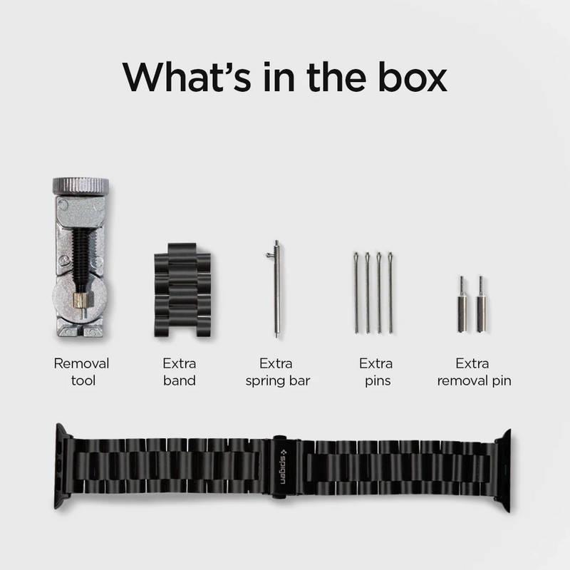 Curea pentru ceas Spigen Modern Fit Negru