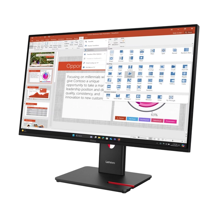 Monitor Lenovo ThinkVision T27-40 Negru
