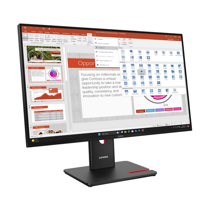 Monitor Lenovo ThinkVision T27-40 Negru