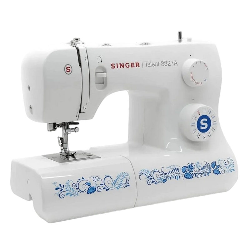 Mașină de cusut Singer 3327A Alb | Albastru