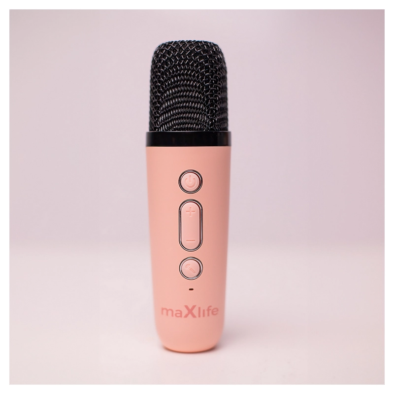 Microfon Karaoke Maxlife MXKS-100 Fără fir Roz