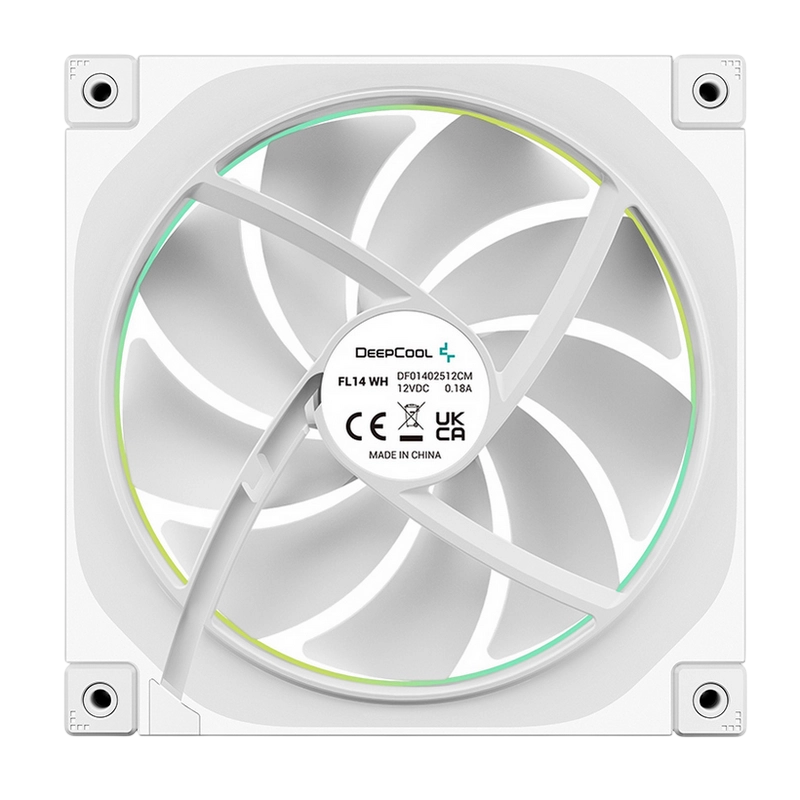 Ventilator PC Deepcool FL14 140 mm Alb