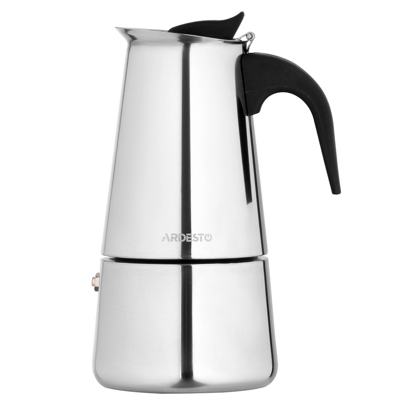 Cafetieră gheizer Ardesto AR0806SS Gemini Apulia Oțel inoxidabil