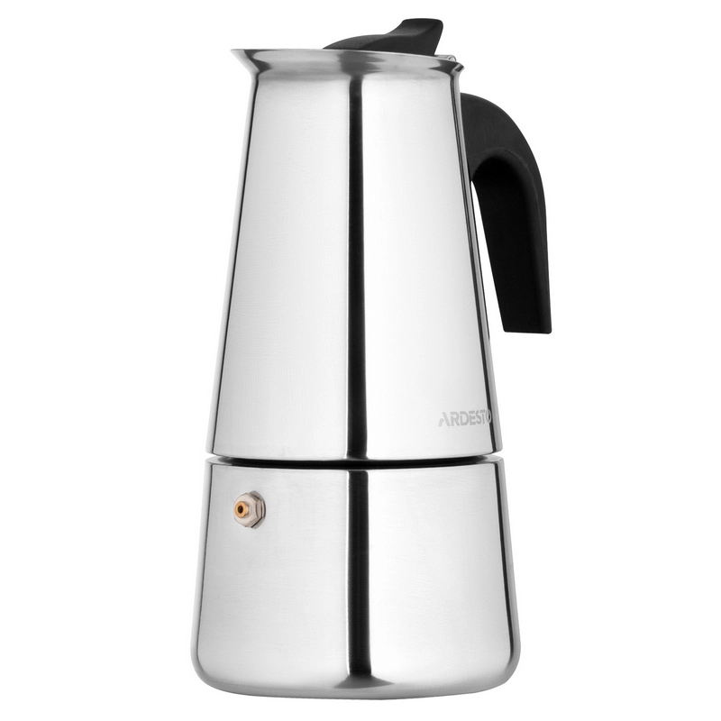 Cafetieră gheizer Ardesto AR0806SS Gemini Apulia Oțel inoxidabil