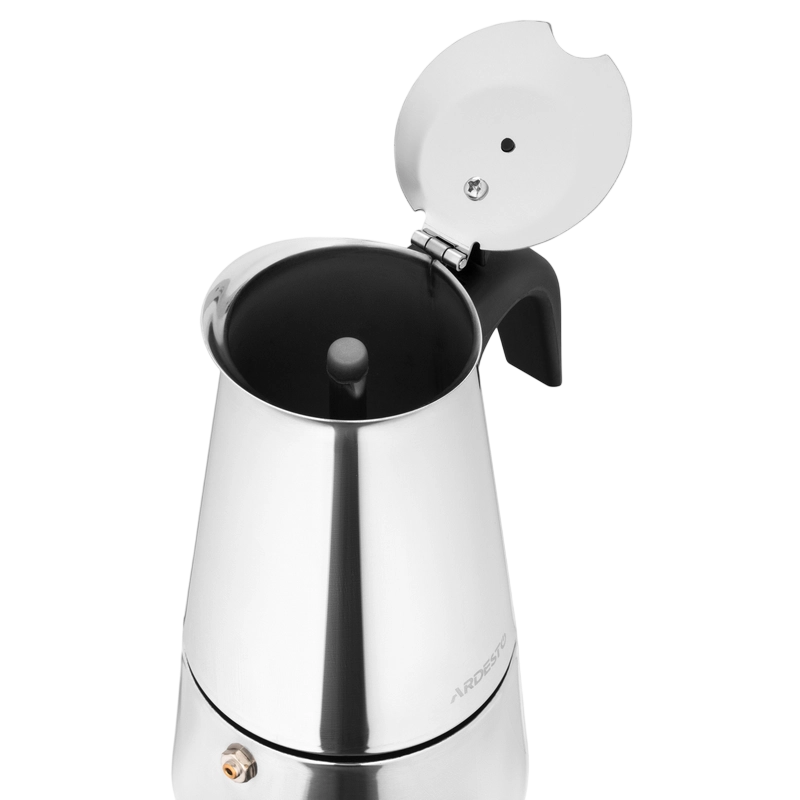 Cafetieră gheizer Ardesto AR0806SS Gemini Apulia Oțel inoxidabil