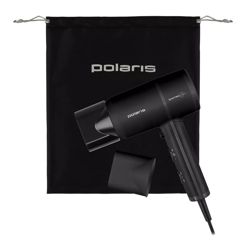 Фен Polaris PHD2044Ti Чёрный