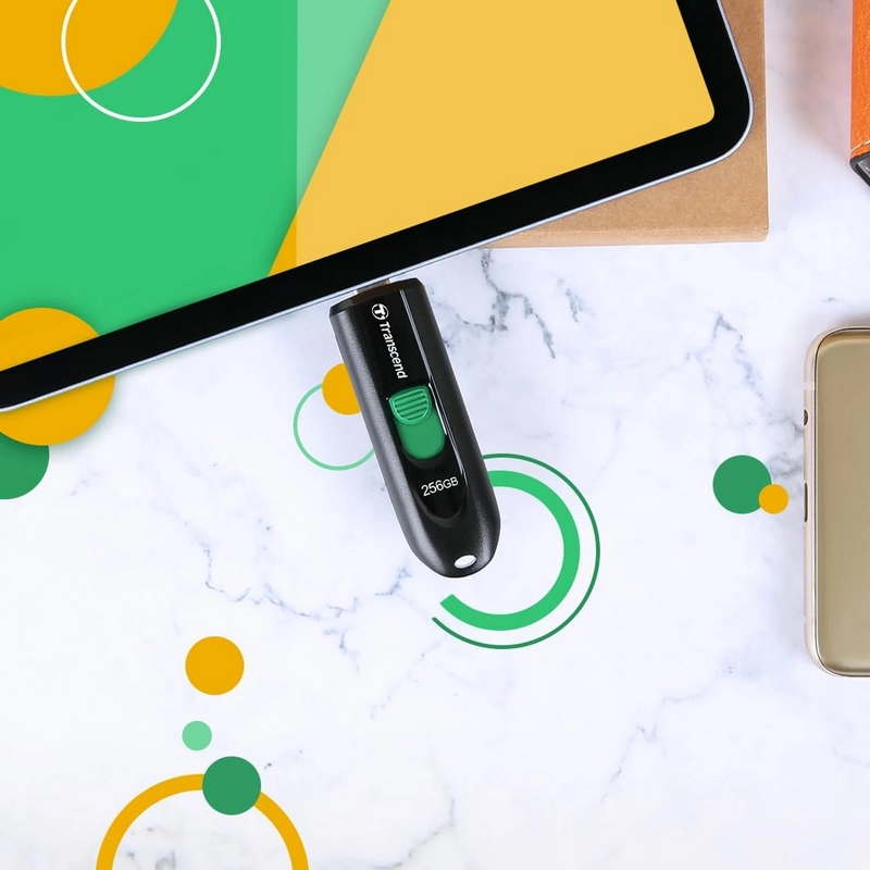 Memorie USB Transcend JetFlash 790C 64 GB Negru