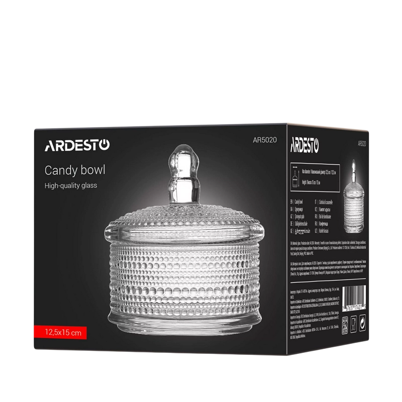 Bombonieră Ardesto AR5020 Verbena Transparent