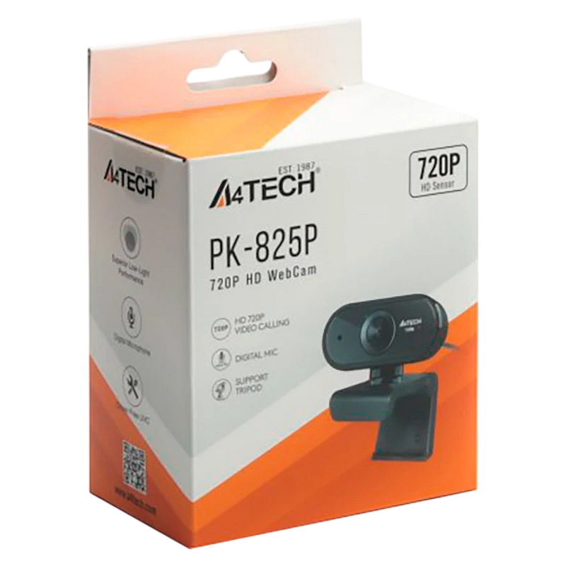 Cameră Web A4Tech PK-825P Negru