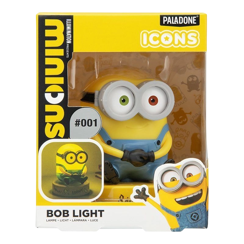 Lampă de noapte Paladone Minions Icon Light Alb Cald