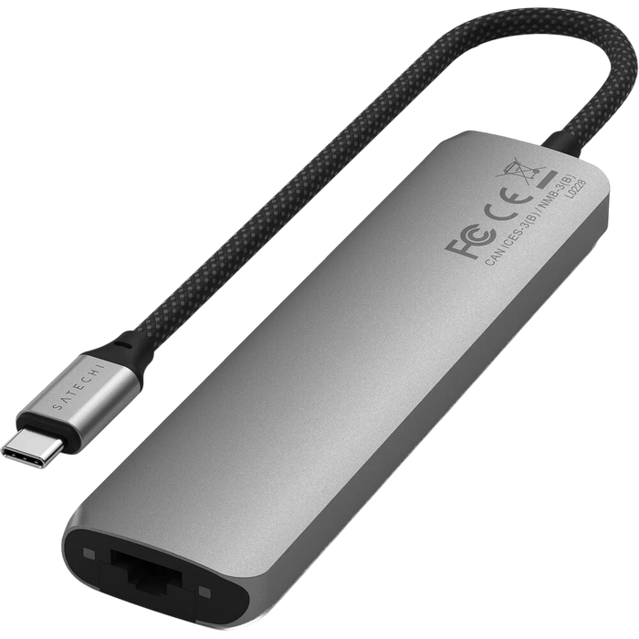 Stație Docking Satechi Slim USB-C Gri