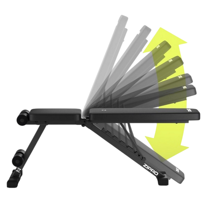 Bancă fitness Zipro Stride Negru