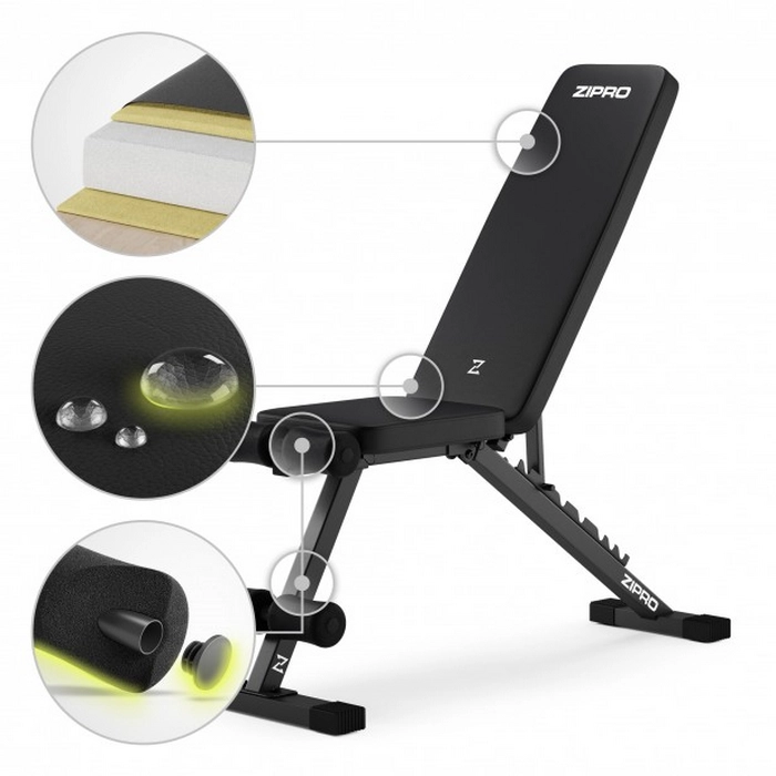 Bancă fitness Zipro Stride Negru