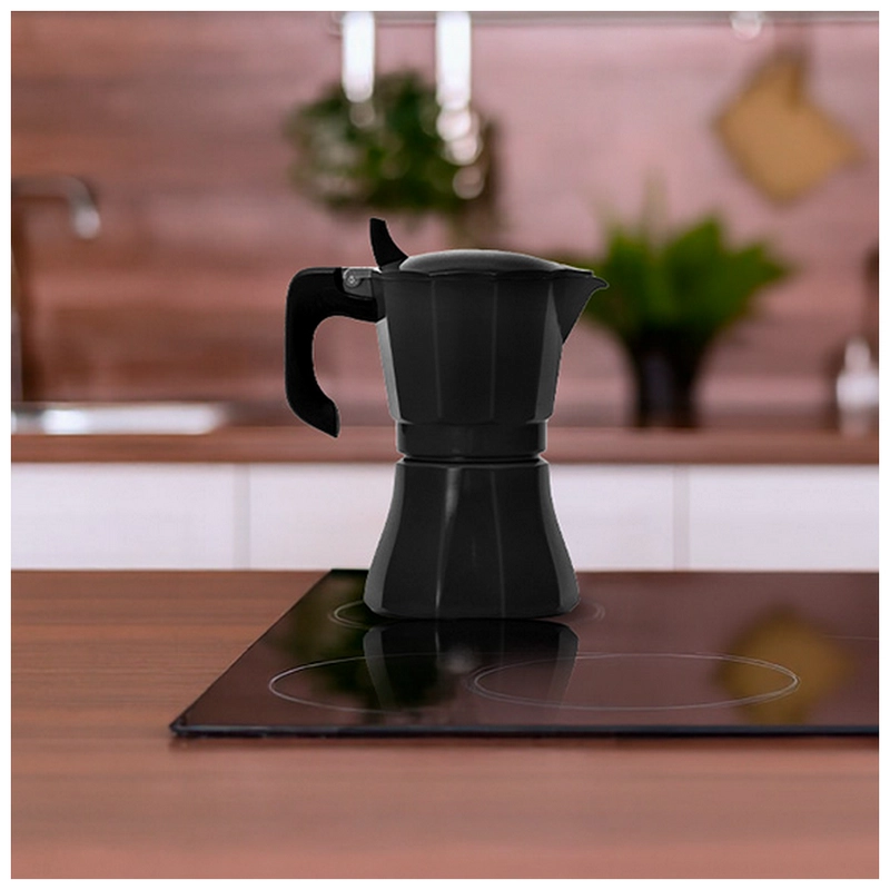 Cafetieră gheizer CasaMasa 200-FD-B2 Moka Induction Negru