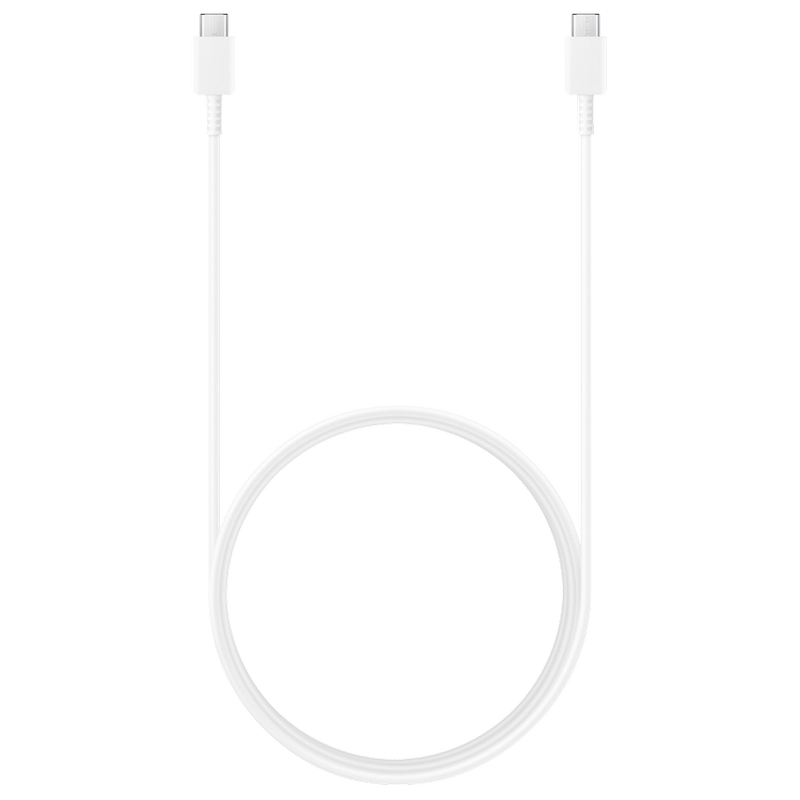 Cablu încărcare și sincronizare Samsung Type-C to Type-C Cable Alb