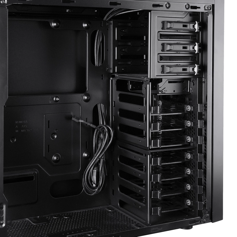 Carcasă PC Chieftec CW-01B-OP Midi-Tower Negru