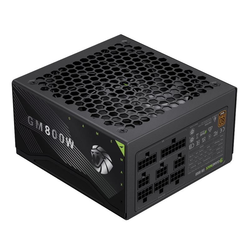 Блок питания для компьютеров Gamemax GM-800B ATX Черный