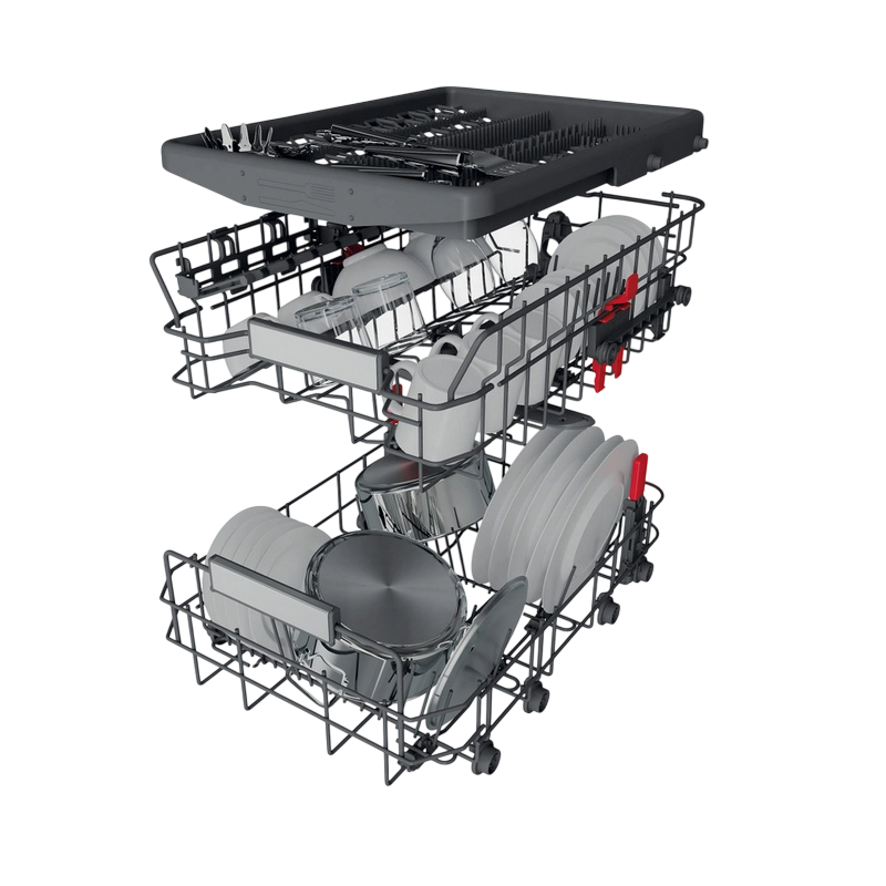 Посудомоечная машина Whirlpool WSIO 3O34 PFE X Нержавеющая сталь