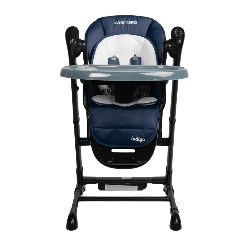 Стул для кормления Caretero Indigo Black Синий