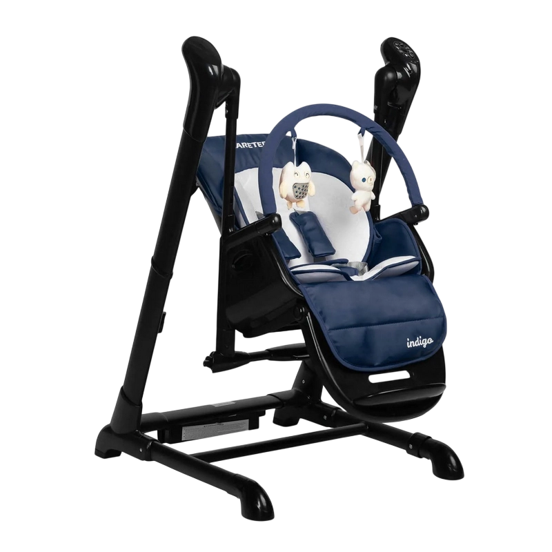 Стул для кормления Caretero Indigo Black Синий