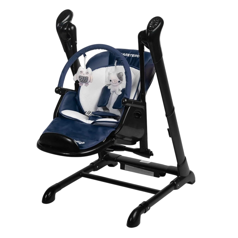 Стул для кормления Caretero Indigo Black Синий