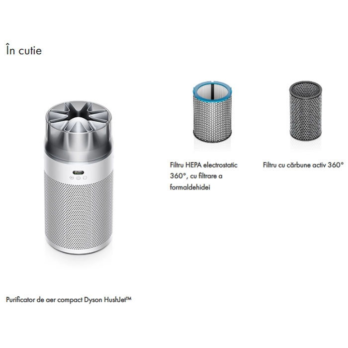 Purificator de aer Dyson HJ10 Alb | Argintiu