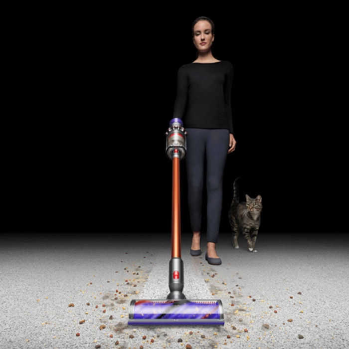 Вертикальный Пылесос Dyson V10 Absolute Нержавеющая сталь