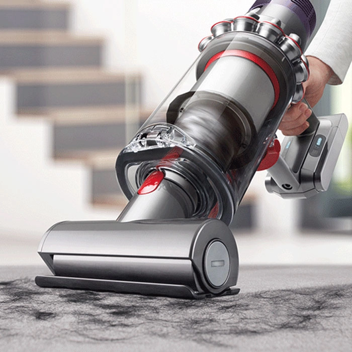 Вертикальный Пылесос Dyson V10 Absolute Нержавеющая сталь