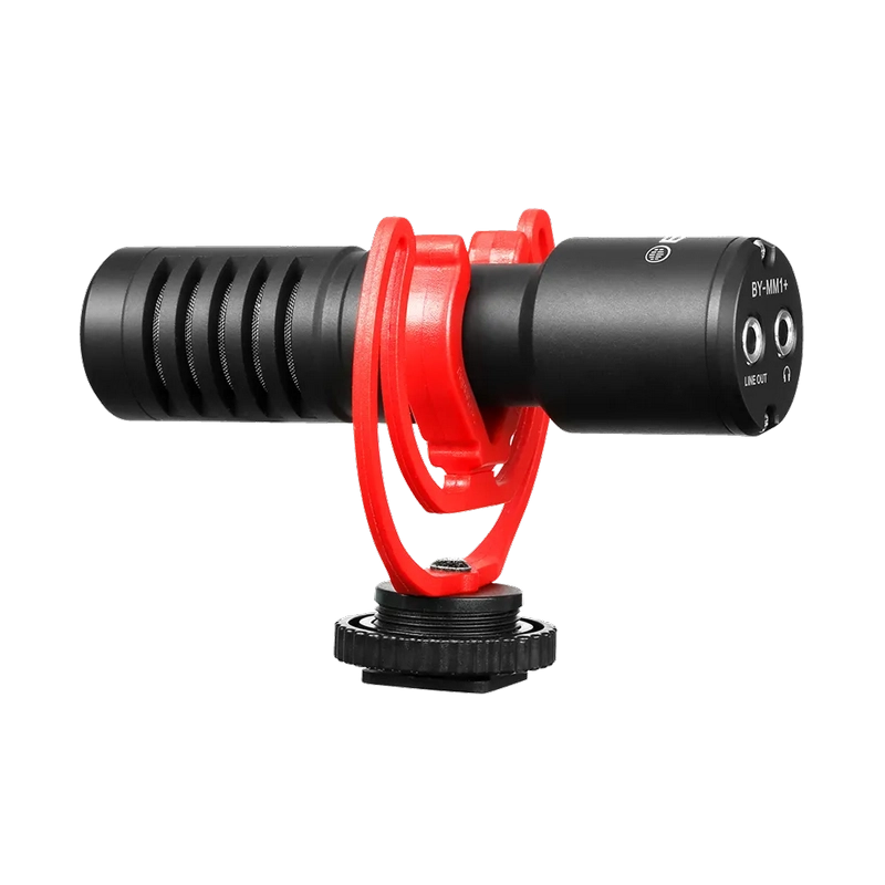 Microfon pentru camera Boya BY-MM1 Plus Cu fir Negru