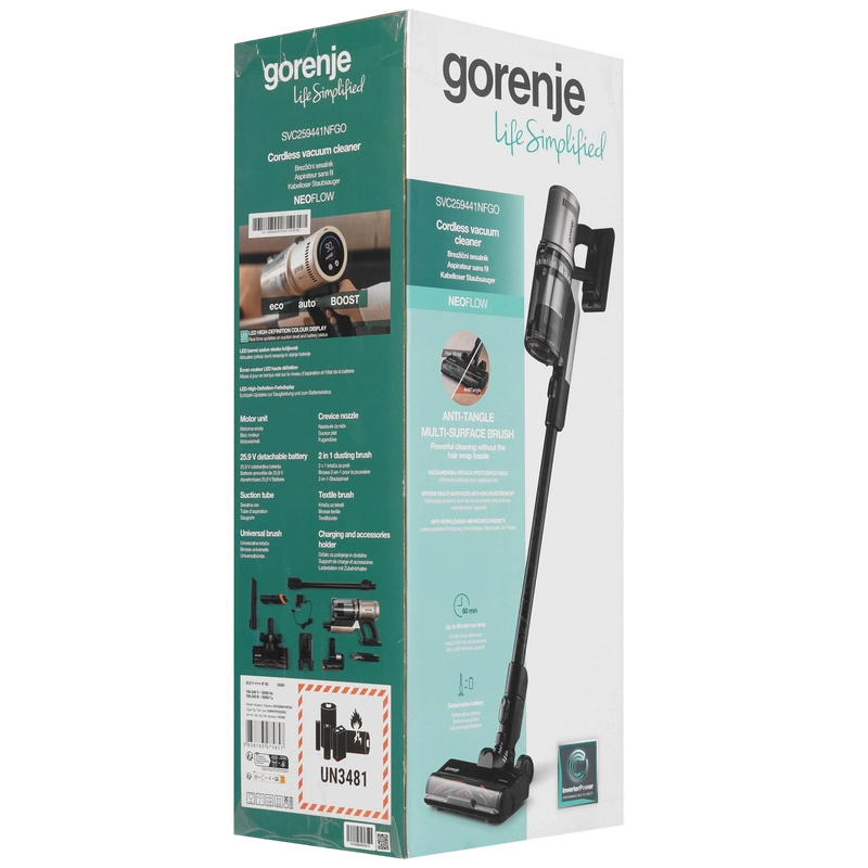 Aspirator Vertical Gorenje SVC259441NFGO Negru