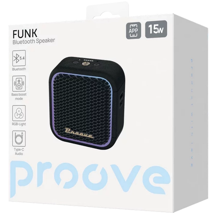 Boxă portabilă Proove Funk Negru