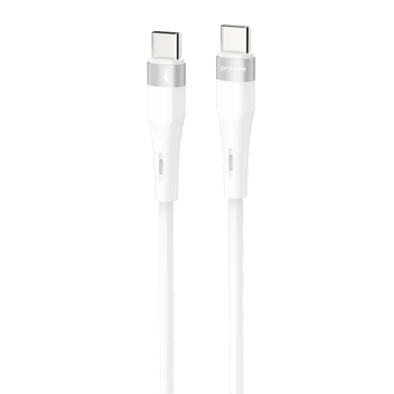 Кабель для зарядки и синхронизации Proove Light Silicone Plus Белый