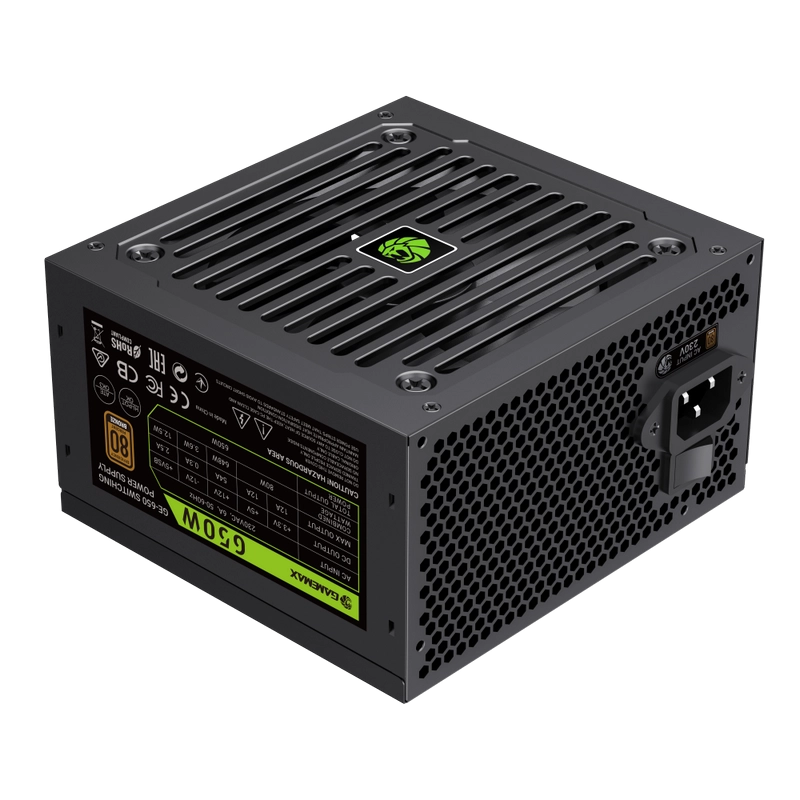 Блок питания для компьютеров Gamemax GE-650 ATX Черный