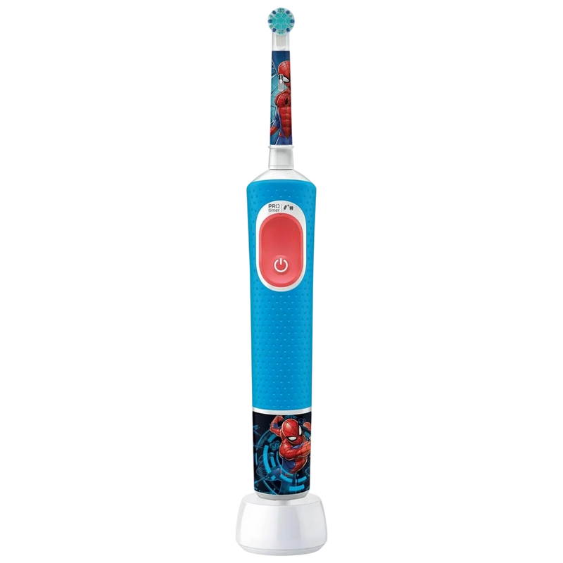 Электрическая зубная щетка Braun Kids PRO Spiderman Brush Head Синий