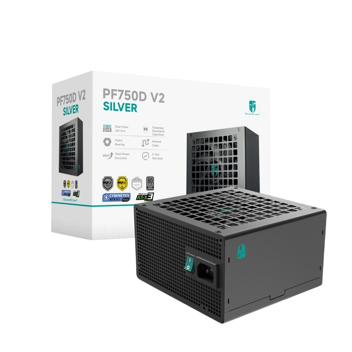 Sursă Alimentare PC Deepcool PF750D V2 ATX Negru