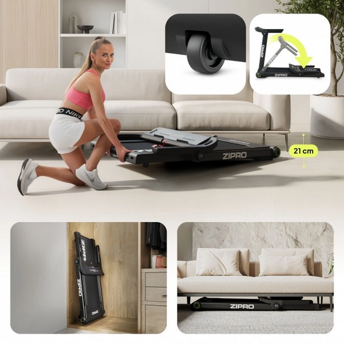 Беговая дорожка Zipro Pacto iConsole Plus Черный