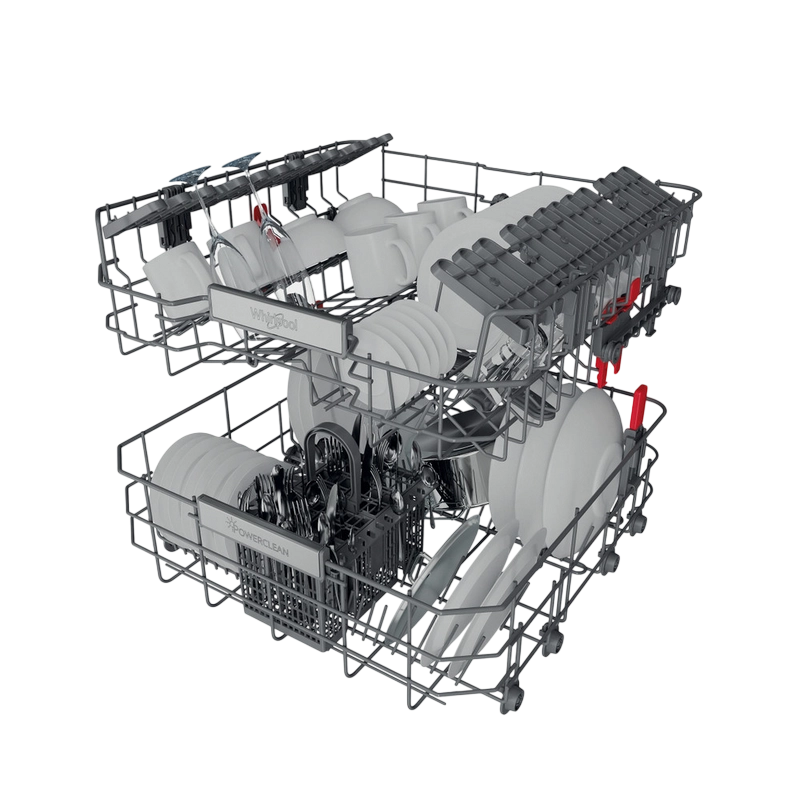 Посудомоечная машина Whirlpool WIO 3T133 PE 6.5 Черный