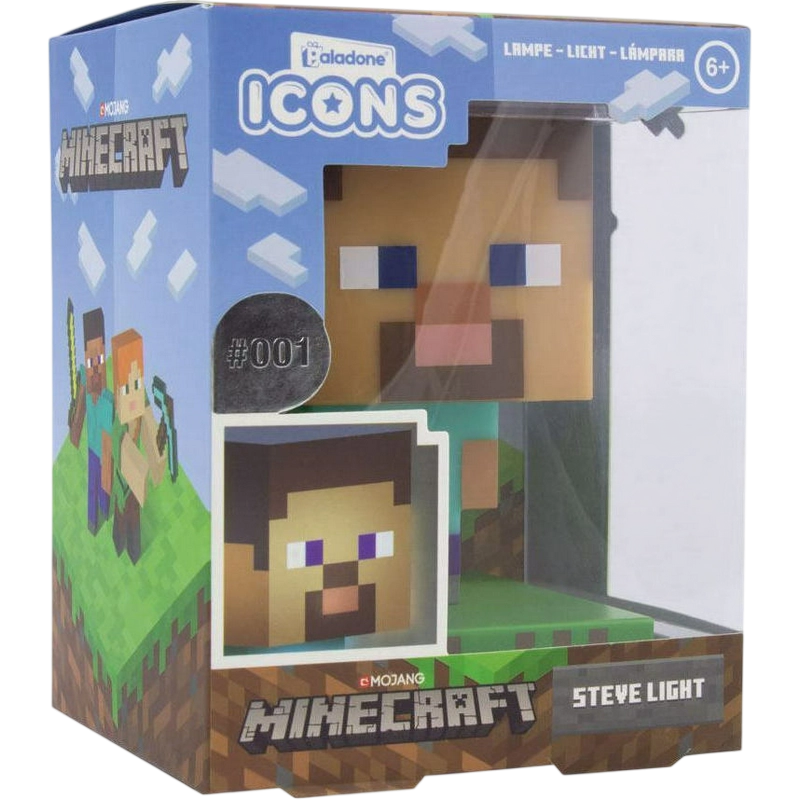 Ночник Paladone Steve Icon Light V4