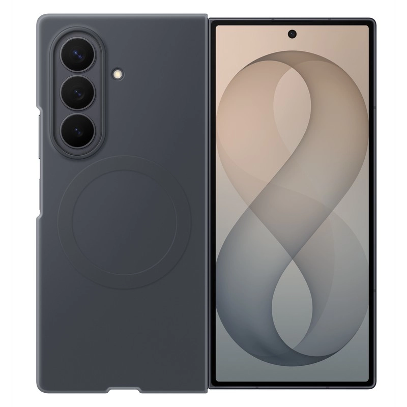 Чехол Samsung Galaxy Fold 8 Ultra Silicone Magnet Case Чёрный