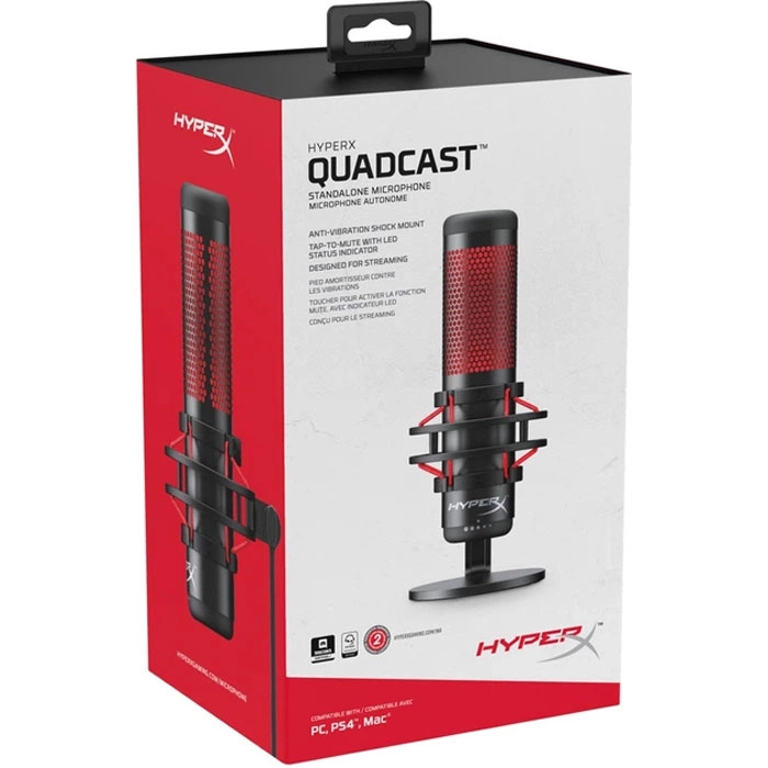 Microfon HyperX QuadCast Negru